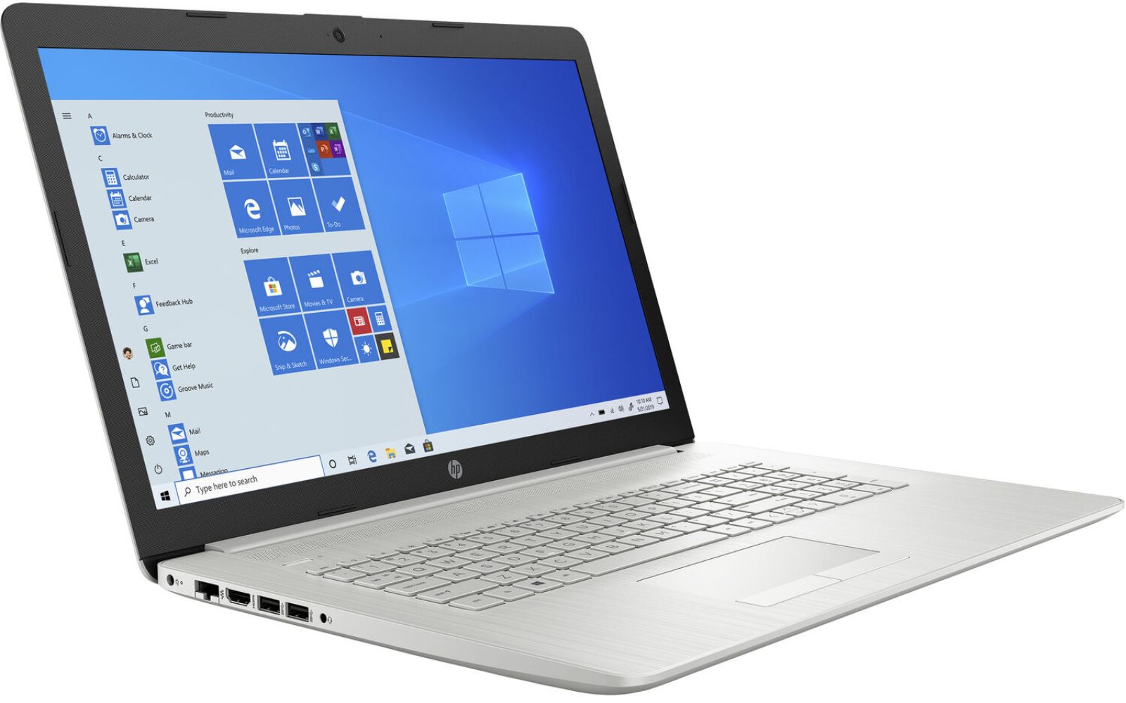 HP 17-by2xxx Laptop 17.3" / Intel Core i5-10210U@1.60GHz / 8GB RAM / 1TB / Good